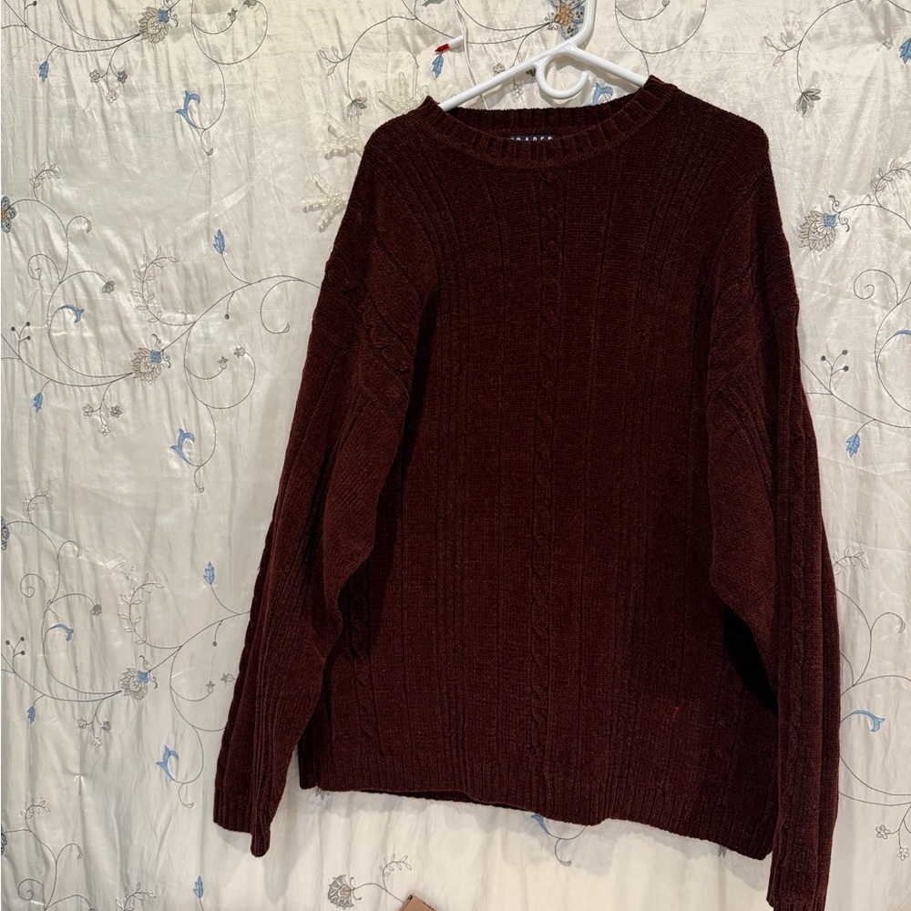 Maroon Knit Sweater